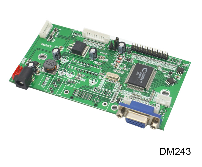 DVI驅(qū)動(dòng)板，支持單雙路LVDS驅(qū)動(dòng)JX243F液晶驅(qū)動(dòng)板